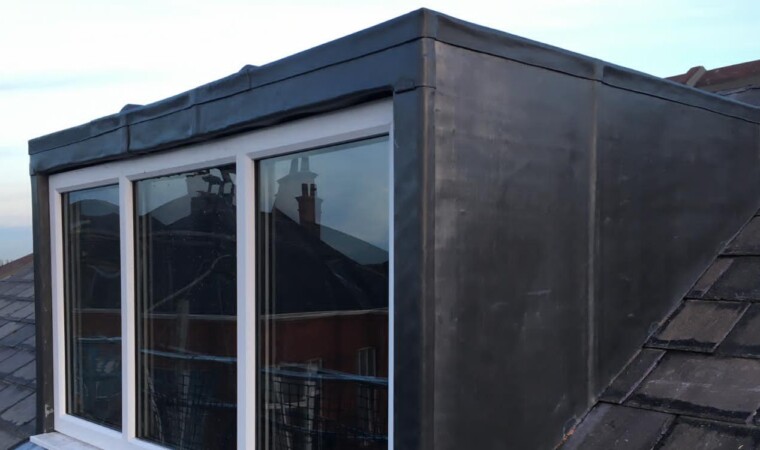 Leadwork roof installation