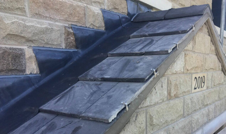 Leadwork roof installation