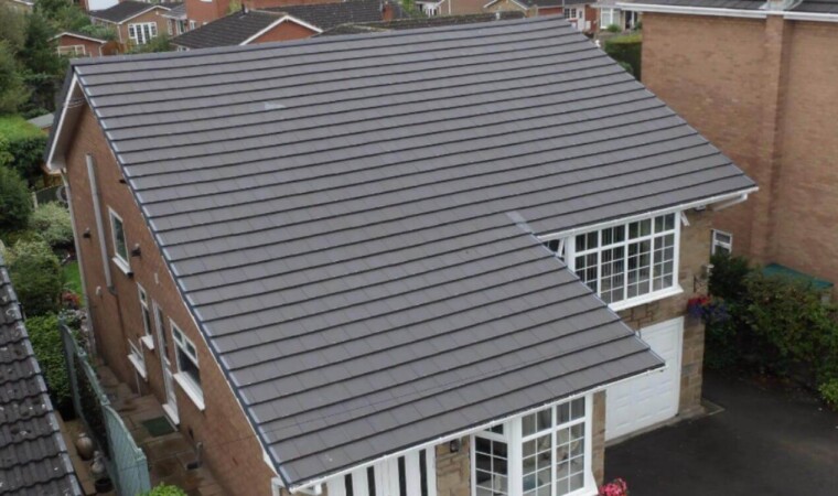 New roof installation